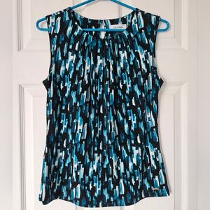 Calvin Klein sleeveless jersey blouse Small